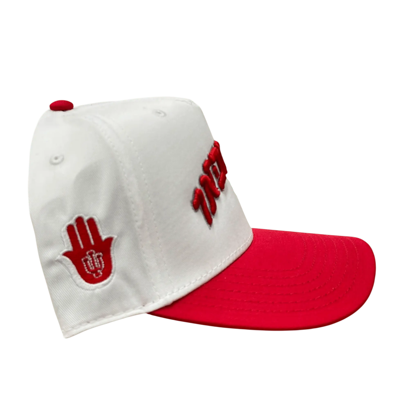 INDIANA HAT (WHITE/RED) - Hamsa Club