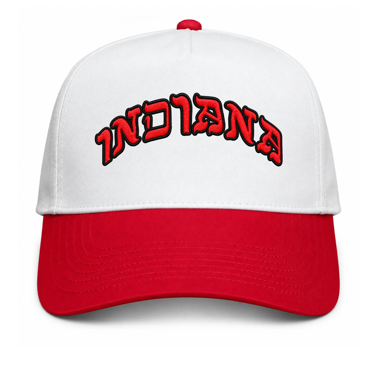 INDIANA HAT (WHITE/RED) - Hamsa Club