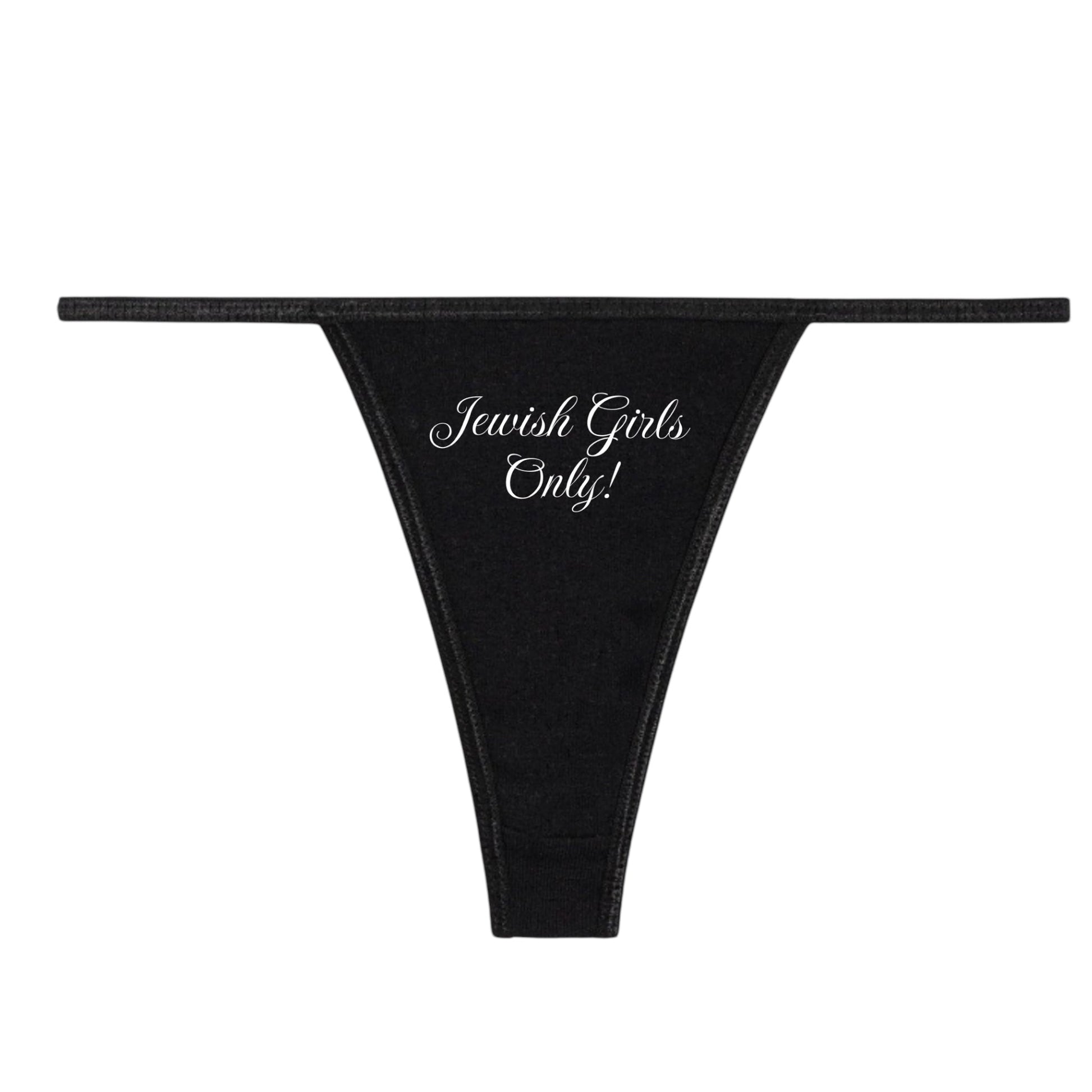 JEWISH GIRLS ONLY THONG - Hamsa Club