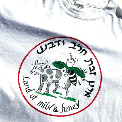 LAND OF MILK AND HONEY TEE - Hamsa Club