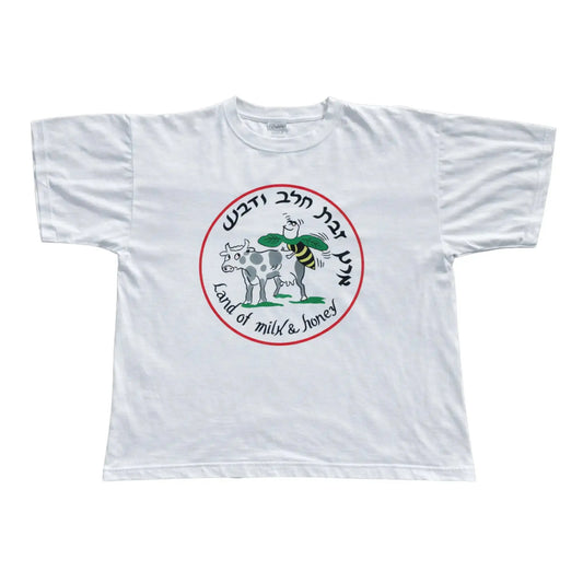 LAND OF MILK AND HONEY TEE - Hamsa Club