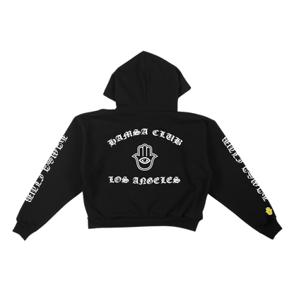 MEMBERS ONLY CROPPED ZIP UP - Hamsa Club