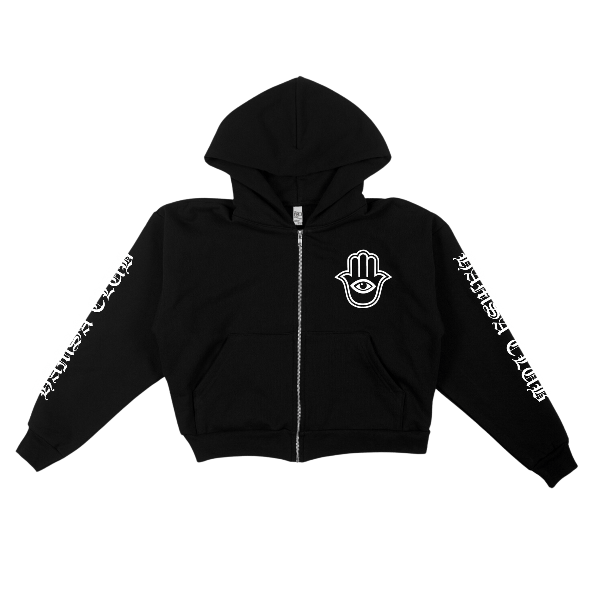 MEMBERS ONLY CROPPED ZIP UP - Hamsa Club