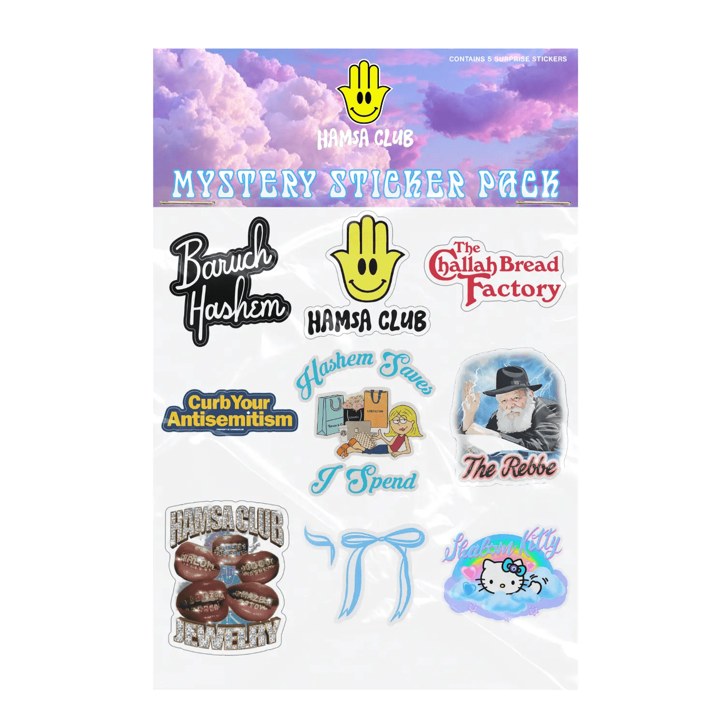 MYSTERY STICKER PACK - Hamsa Club