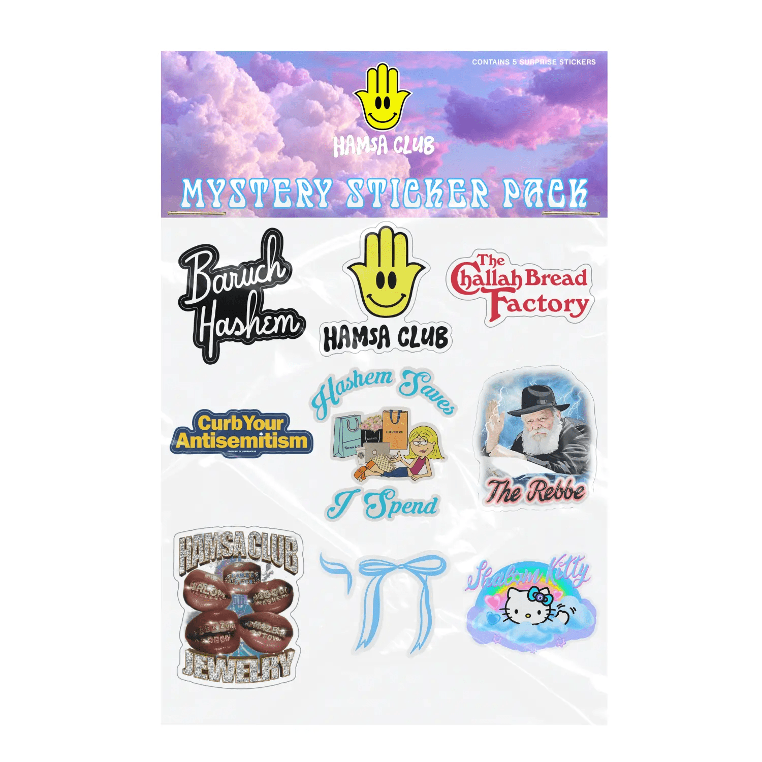 MYSTERY STICKER PACK - Hamsa Club