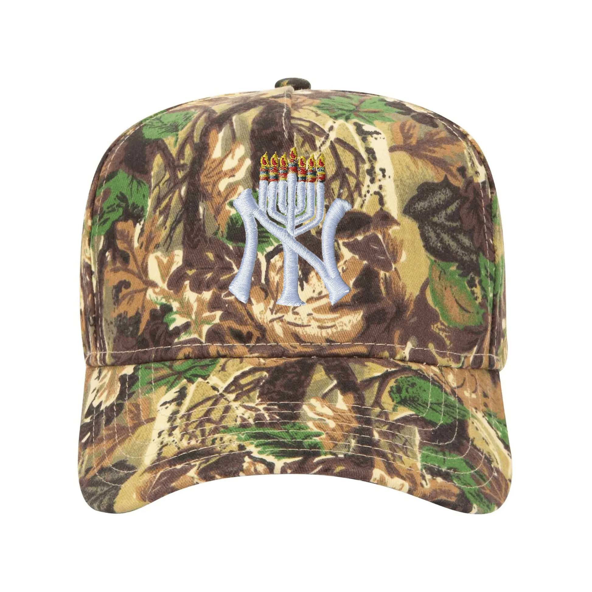 NY MENORAH HAT (CAMO) - Hamsa Club