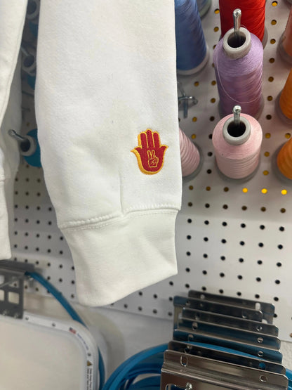 USC CREWNECK (WHITE) - Hamsa Club