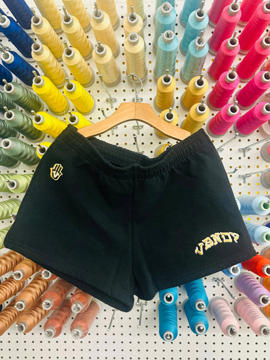 VANDERBILT SHORTS (BLACK) - Hamsa Club