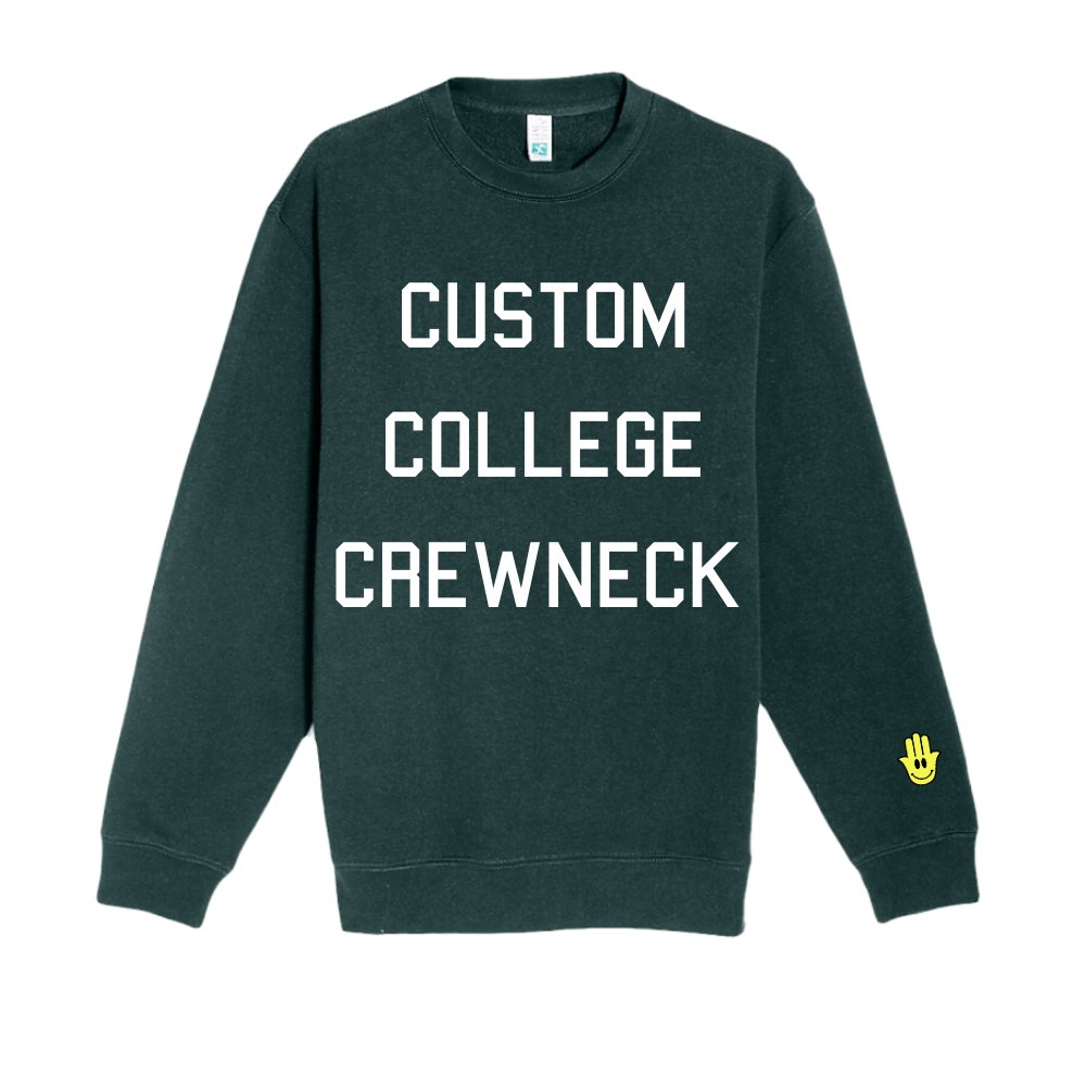 CUSTOM COLLEGE CREWNECK - Hamsa Club