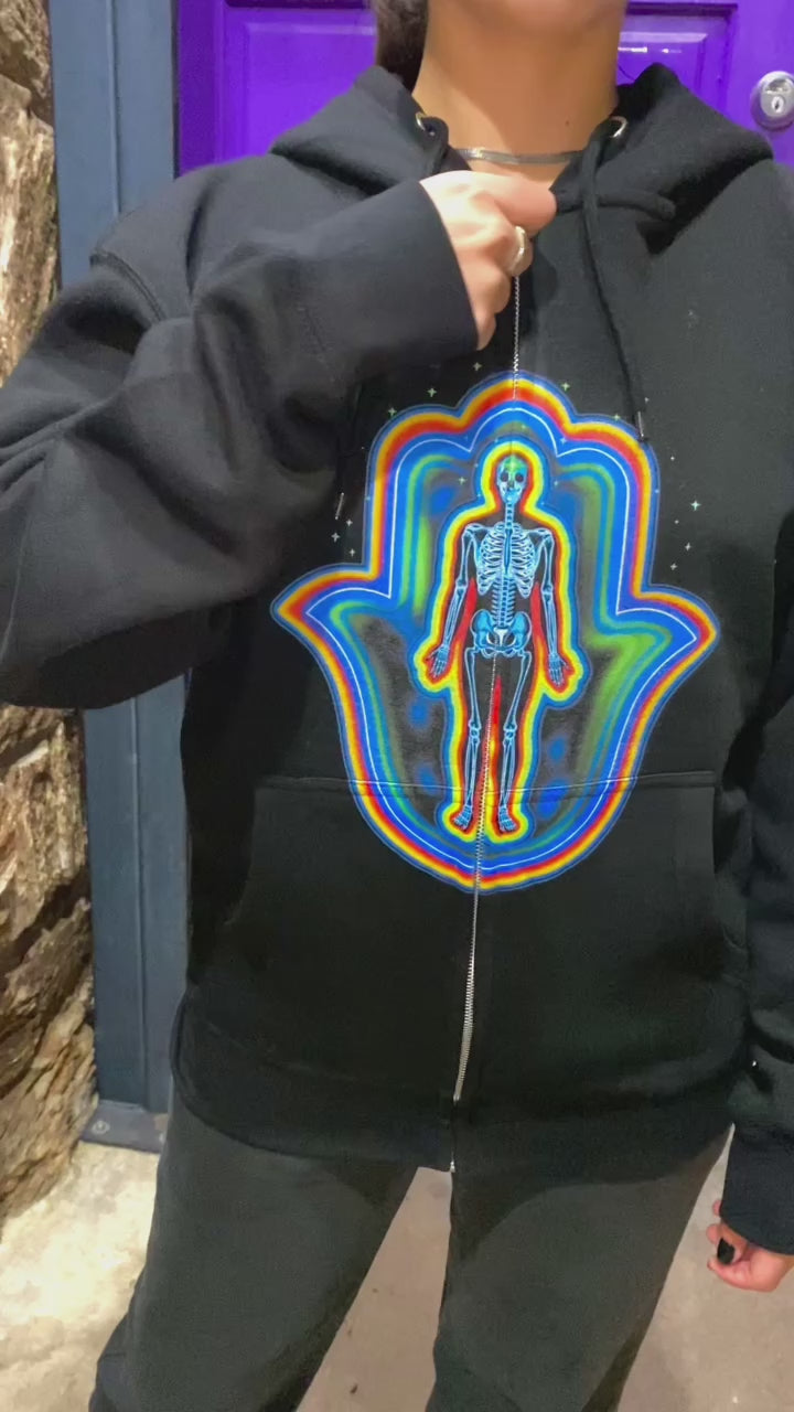 Trippy on sale hamsa hoodie