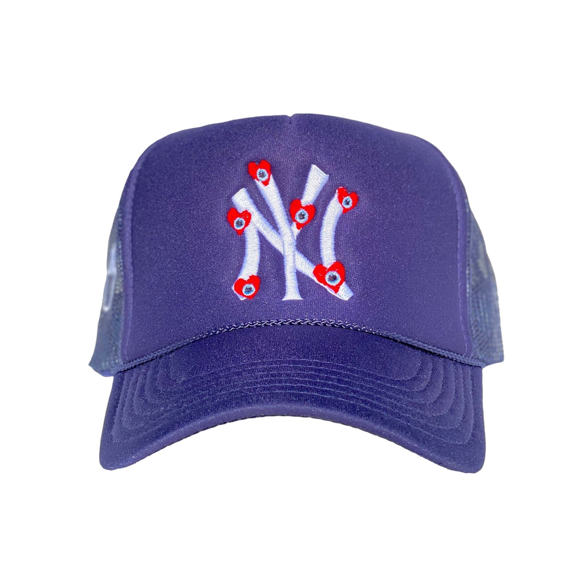 New Era NY Yankees Fitted Cap pink & Baby Blue -  Sweden