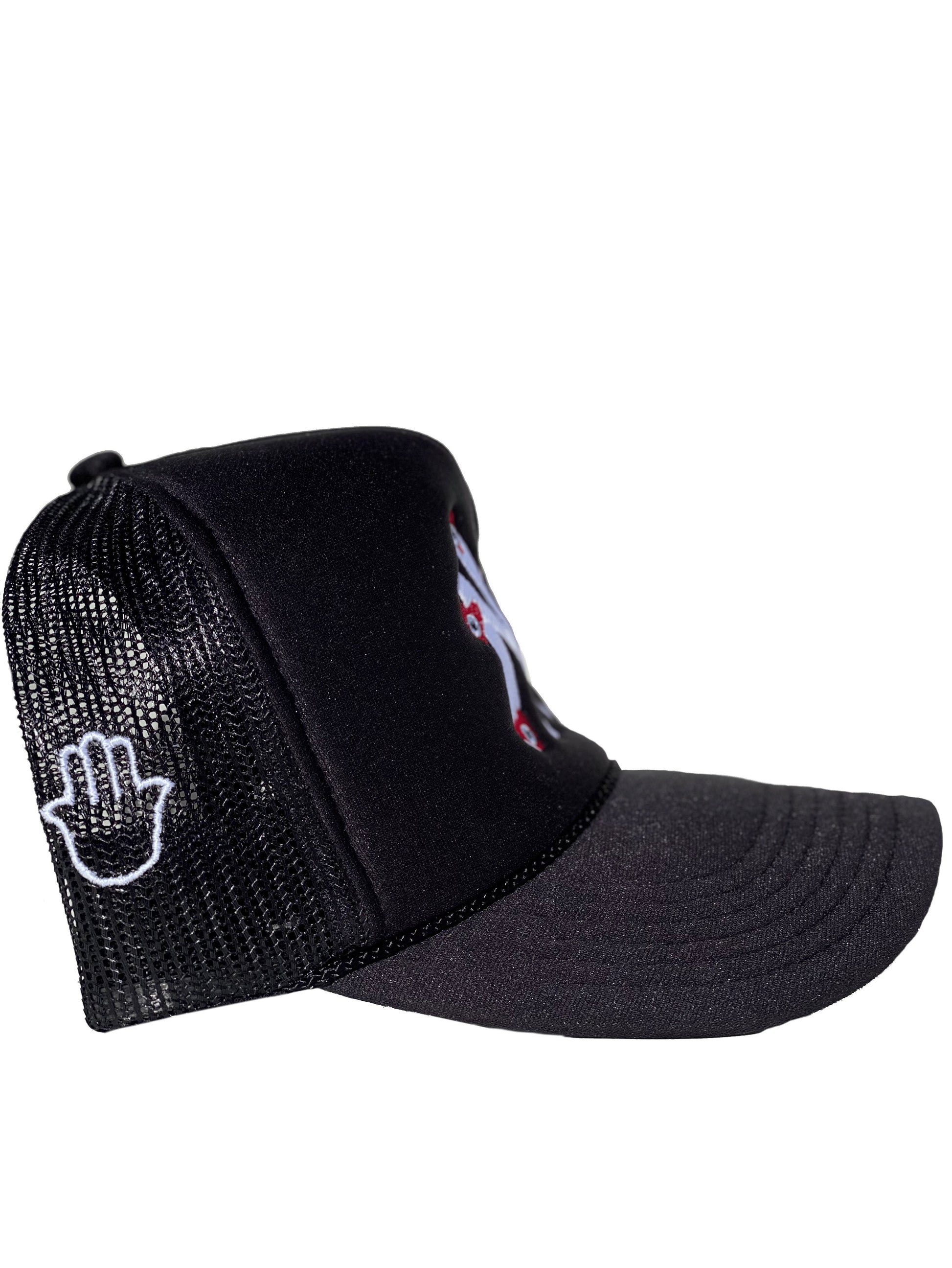 La Ropa NY Trucker Hat (Black/Red)