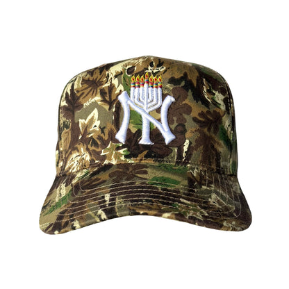 NY MENORAH HAT (CAMO) - Hamsa Club