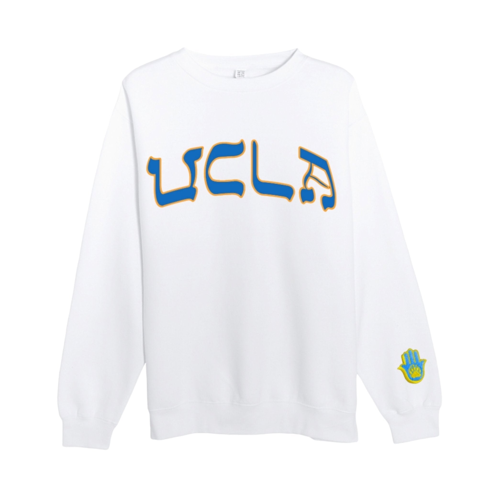 White ucla online sweatshirt